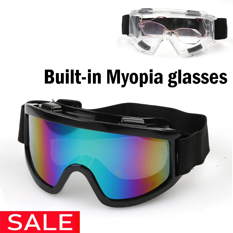 Outdoor UV400 Windproof Glasses Ski Glasses Dustproof Snow Glasses Men Motocross Riot Skiing Goggles myopia Available
Outdoor UV400 Windproof Glasses Ski Glasses Dustproof Snow Glasses Men Motocross Riot Skiing Goggles myopia Available