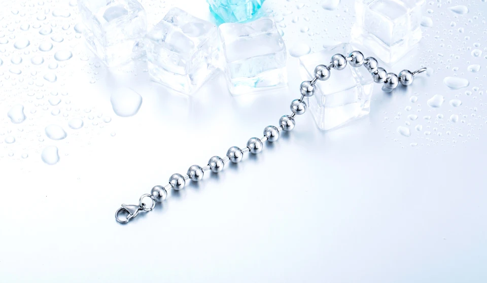 Stainless Steel Ball Bracelet