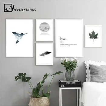 NICOLESHENTING Sea Bird Feather Leaf Canvas Poster Print Nordic Style Wall Art Landscape Painting Decorative Picture Home Decor
NICOLESHENTING Sea Bird Feather Leaf Canvas Poster Print Nordic Style Wall Art Landscape Painting Decorative Picture Home Decor
