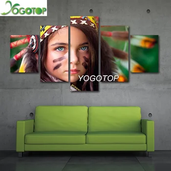 YOGOTOP DIY Diamond Painting Full Embroidery 5D Square/Round Drill Mosaic Rhinestone Wall Art Indian girls feather 5pcs ML632
YOGOTOP DIY Diamond Painting Full Embroidery 5D Square/Round Drill Mosaic Rhinestone Wall Art Indian girls feather 5pcs ML632