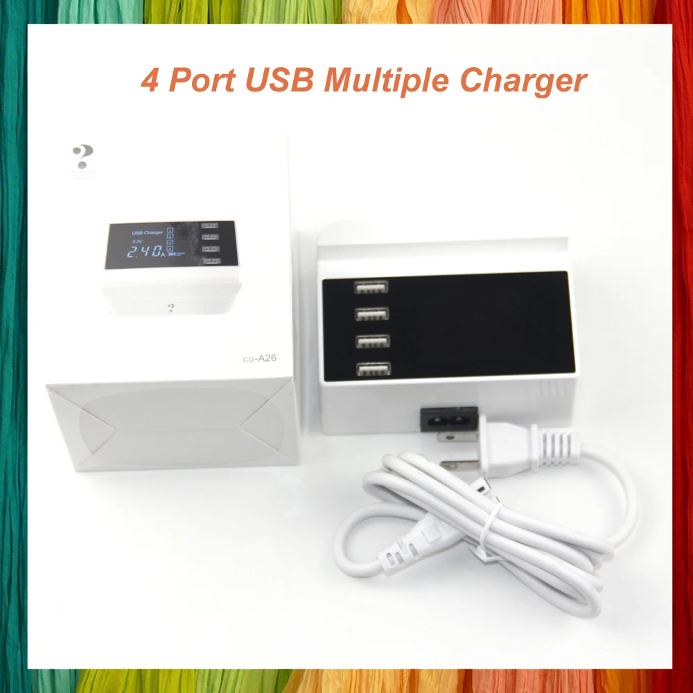 new Multiple Charger HUB 5V 4A Desktop Multi USB Wall Charger for Smartphone Tablet USB Plug Charger EU US UK 4 Port USB
new Multiple Charger HUB 5V 4A Desktop Multi USB Wall Charger for Smartphone Tablet USB Plug Charger EU US UK 4 Port USB
