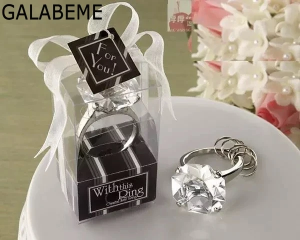 Galabeme 1pc Party Favors Wedding Gifts Diamond Ring Shape Keychain Key Accessories Wedding Favors and Gifts for Guest
Galabeme 1pc Party Favors Wedding Gifts Diamond Ring Shape Keychain Key Accessories Wedding Favors and Gifts for Guest