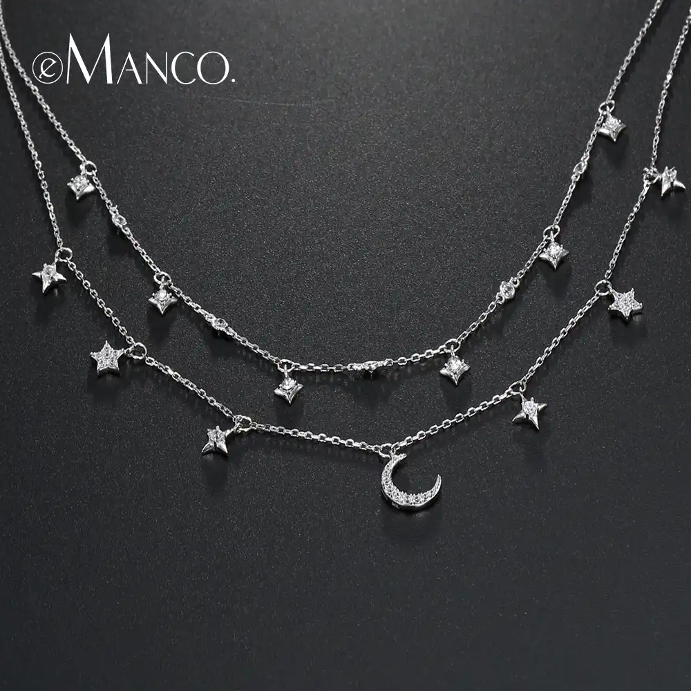 925 sterling silver pendant necklace charm star fine jewelry
