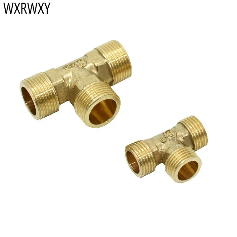 1/2" 3/4" BSP Male Thread Tee Connector T type 3 Way Brass Pipe Fitting Adapter Coupler Connector For Water 1pcs
1/2" 3/4" BSP Male Thread Tee Connector T type 3 Way Brass Pipe Fitting Adapter Coupler Connector For Water 1pcs