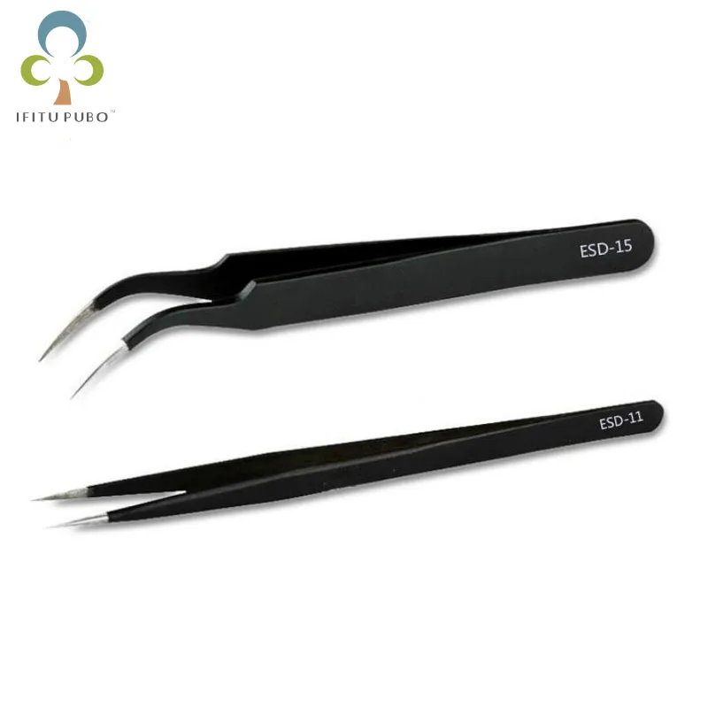 2pcs Nail Art Acrylic Gel Picking Tool Rhinestones Gem Decor Black Eyelash Tweezers DIY hand clip 1.0MM ESD Tweezers Tool LYQ
2pcs Nail Art Acrylic Gel Picking Tool Rhinestones Gem Decor Black Eyelash Tweezers DIY hand clip 1.0MM ESD Tweezers Tool LYQ
