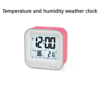 Hot selling rechargeable smart desktop alarm clock students clock with snooze temperature and humidity weather Electron clock
Hot selling rechargeable smart desktop alarm clock students clock with snooze temperature and humidity weather Electron clock