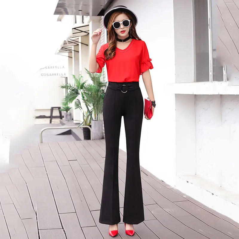 Female 2018 New Korean version of Autumn trousers Slim Thin High waist Casual Micro-laurel tail pants Size S-XXL XXXL
Female 2018 New Korean version of Autumn trousers Slim Thin High waist Casual Micro-laurel tail pants Size S-XXL XXXL