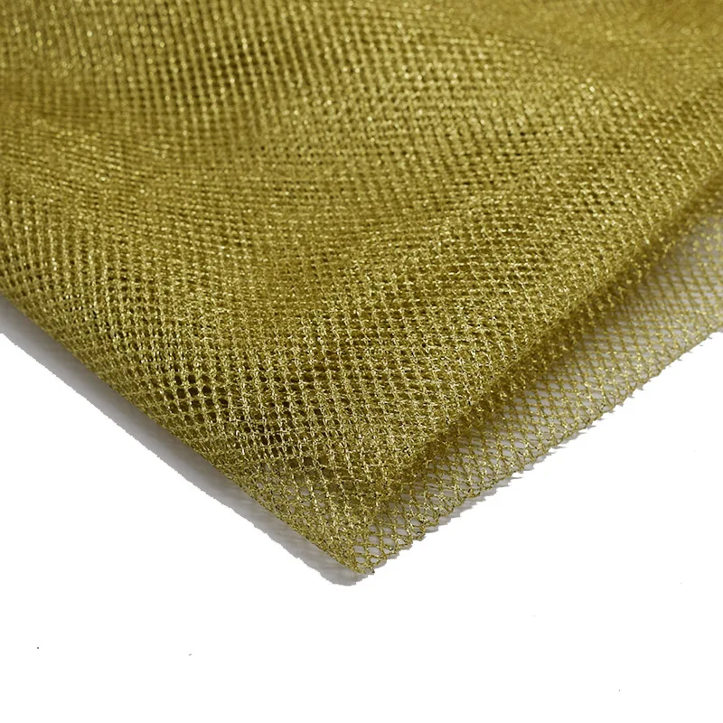 New Gold Polyester Silk Soft Mesh Fabric Apparel Fabrics Garment Accessories Bedding Materials Strong fishing laundry net bags
New Gold Polyester Silk Soft Mesh Fabric Apparel Fabrics Garment Accessories Bedding Materials Strong fishing laundry net bags