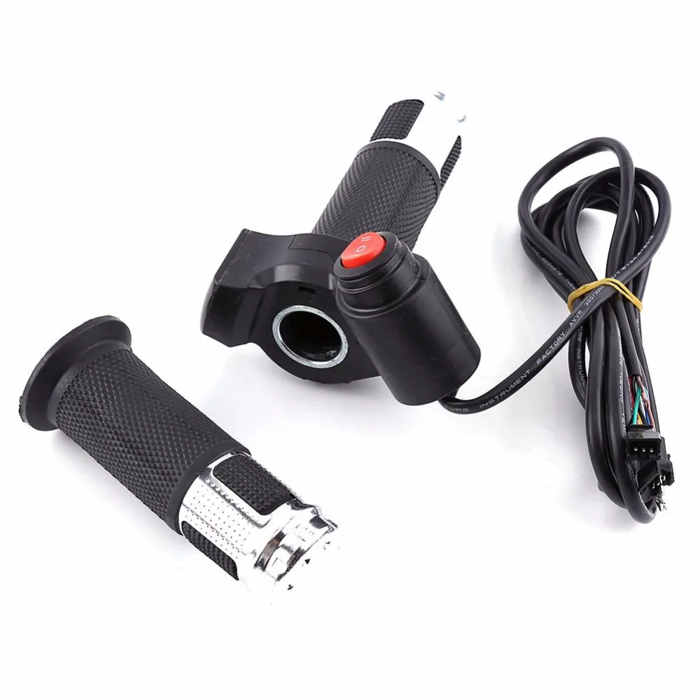 1set Aluminium Alloy Electric Bike Twist Throttle Grips with LED Display Tricycle Speed Control 5 wires scooter Accelerator
1set Aluminium Alloy Electric Bike Twist Throttle Grips with LED Display Tricycle Speed Control 5 wires scooter Accelerator