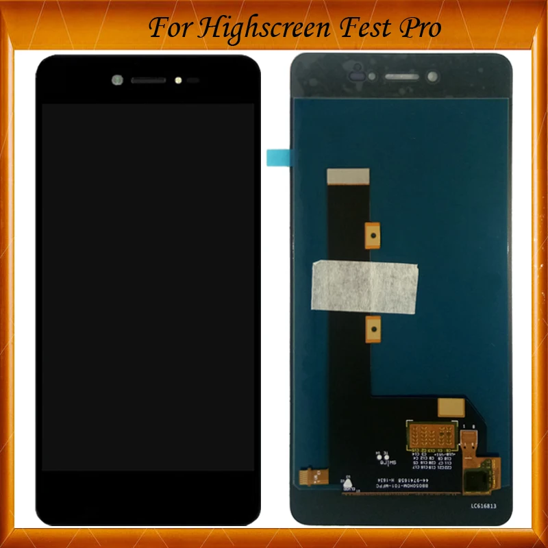 

100% Tested OK 5inch For Highscreen Fest Pro Touch Screen with LCD Display Assembly Screen Digitizer phone parts