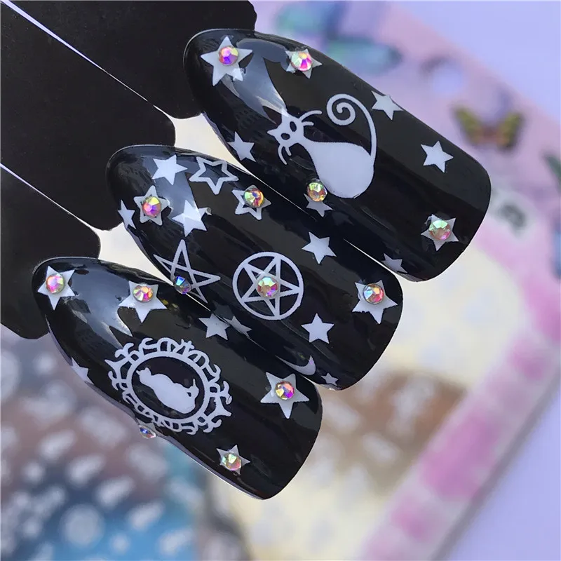 YZWLE Retro Nail Designs 3D DIY Sticker Nails Charm White flowers / stars Nail Art Sticker Thin Adhesive Decor Manicure Slice
YZWLE Retro Nail Designs 3D DIY Sticker Nails Charm White flowers / stars Nail Art Sticker Thin Adhesive Decor Manicure Slice