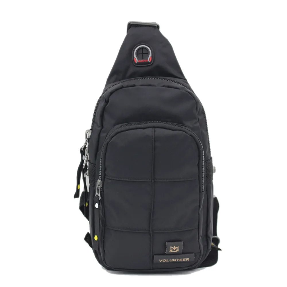 Waterproof Oxford Knapsack Messenger Travel Hiking Men Sling Chest Bag Back Pack