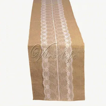 5PCS 12x108" White Lace Jute Burlap Table Runner For Christmas Wedding Party Holiday Event Home Hotel Table Decor Supplies
5PCS 12x108" White Lace Jute Burlap Table Runner For Christmas Wedding Party Holiday Event Home Hotel Table Decor Supplies