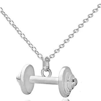 Barbell Pendant Fitness Necklace for Women Copper Made Weightlifting Jewelry Female Gym Jewelry Copper Made 10PCS Wholesale
Barbell Pendant Fitness Necklace for Women Copper Made Weightlifting Jewelry Female Gym Jewelry Copper Made 10PCS Wholesale