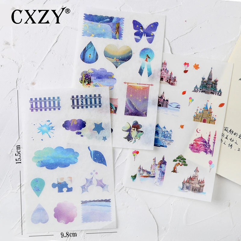 CXZY 6pcs/set flowers Starry Vintage travel sticker plant scrapbooking DIY bullet journal decoration kawai Cute post japan 1T821
CXZY 6pcs/set flowers Starry Vintage travel sticker plant scrapbooking DIY bullet journal decoration kawai Cute post japan 1T821