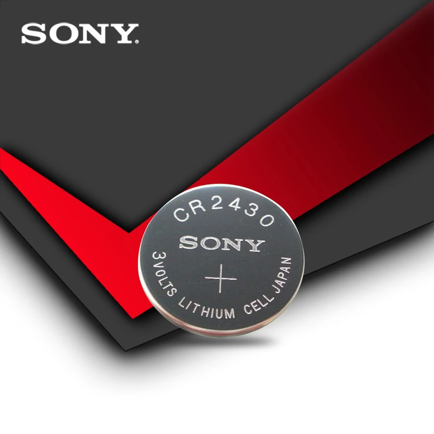 1pc/lot Sony 100% Original CR2430 CR 2430 3V Lithium Button Cell Battery Coin Batteries For Watches,clocks,hearing aids
1pc/lot Sony 100% Original CR2430 CR 2430 3V Lithium Button Cell Battery Coin Batteries For Watches,clocks,hearing aids