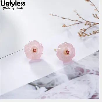 Uglyless Romantic Soft Pink Crystals Fine Jewelry for Women 100% Real Solid 925 Silver Floral Studs Handmade Fine Jewelry Sakura
Uglyless Romantic Soft Pink Crystals Fine Jewelry for Women 100% Real Solid 925 Silver Floral Studs Handmade Fine Jewelry Sakura