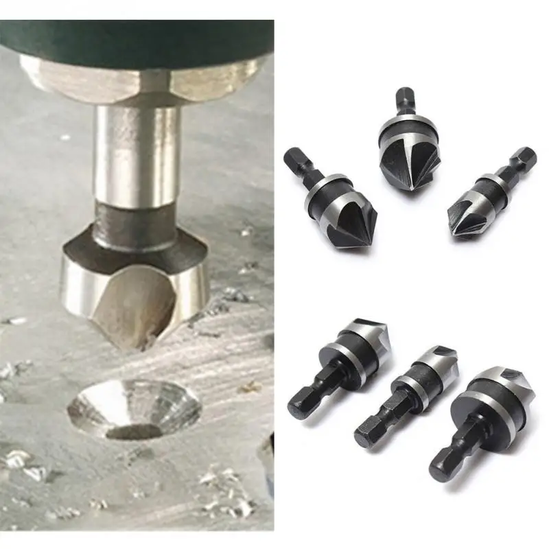 3pcs Carbon steel Hex Countersink Set for Wood Metal Quick Change Drill Bit Tools
3pcs Carbon steel Hex Countersink Set for Wood Metal Quick Change Drill Bit Tools