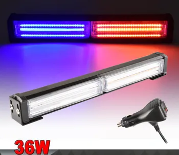 36W COB LED Traffic Advisor Security Emergency Warn Flash Strobe Light Red Blue
36W COB LED Traffic Advisor Security Emergency Warn Flash Strobe Light Red Blue