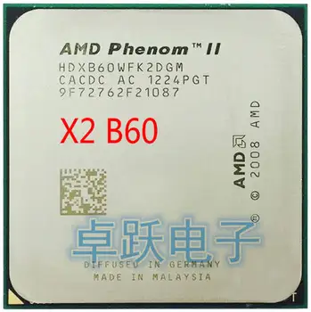 AMD Phenom II X2 B60 CPU Processor Dual-Core (3.5Ghz/ 6M /80W / 2000GHz) Socket am3 am2+ free shipping
AMD Phenom II X2 B60 CPU Processor Dual-Core (3.5Ghz/ 6M /80W / 2000GHz) Socket am3 am2+ free shipping