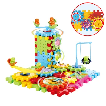 81pcs Children's Plastic Building Blocks Kids DIY Creative