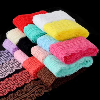 45mm 5 Yards/bag 14 Colors to Choose Embroidered Lace Ribbon Trim For DIY Wedding Crafts Sewing Clothing Handmade Accessories
45mm 5 Yards/bag 14 Colors to Choose Embroidered Lace Ribbon Trim For DIY Wedding Crafts Sewing Clothing Handmade Accessories