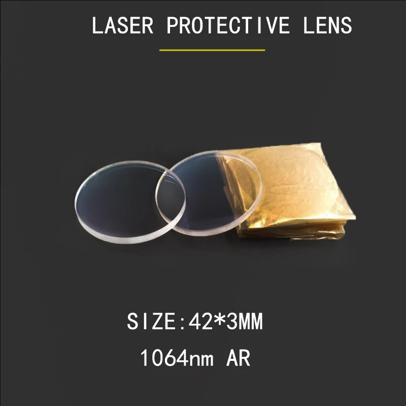 Weimeng laser protective window lens 42*3mm optical H-K9L 1064nm AR circular plano for laser cutting welding marking machine
Weimeng laser protective window lens 42*3mm optical H-K9L 1064nm AR circular plano for laser cutting welding marking machine