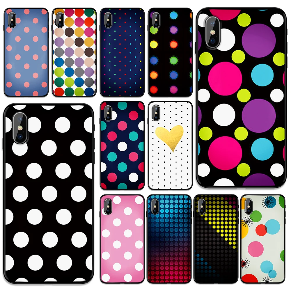 Polka Dots Soft TPU Case Cover for Apple iPhone 6 6S 7 8 Plus 5 5S SE X XS MAX XR Silicone Cases
Polka Dots Soft TPU Case Cover for Apple iPhone 6 6S 7 8 Plus 5 5S SE X XS MAX XR Silicone Cases