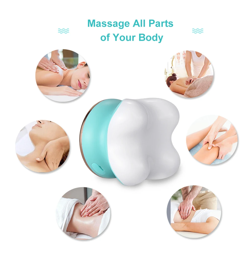 ST - 302B Electric Three-legged Massager Handheld Mini
