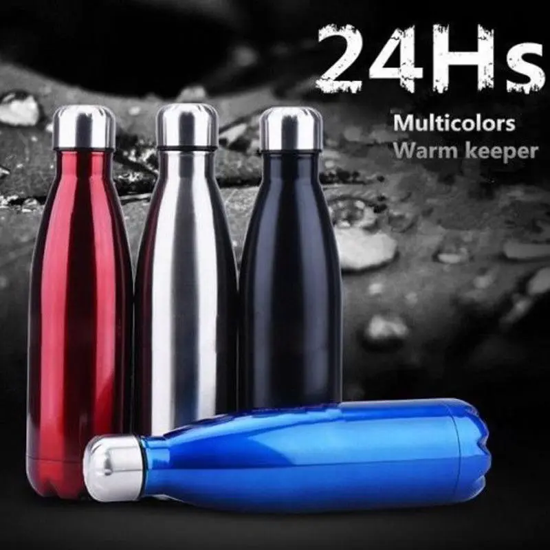 Portable Stainless Steel Vacuum Insulated Water Bottle Leak-proof Double Wall Thermos Hot/Cold 500ML Outdoor Travel
Portable Stainless Steel Vacuum Insulated Water Bottle Leak-proof Double Wall Thermos Hot/Cold 500ML Outdoor Travel