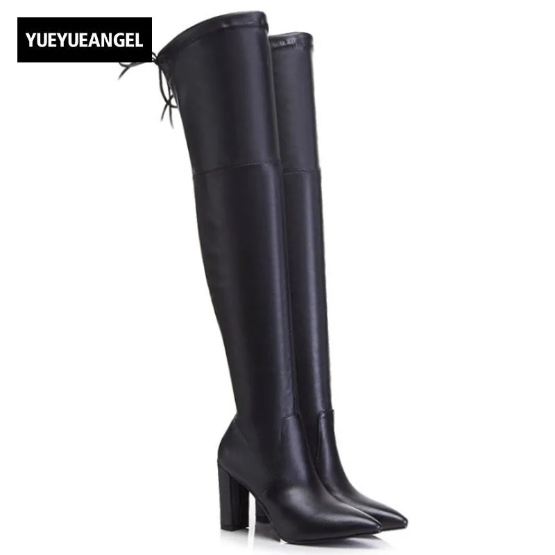 Star Style Women Winter Fleece Lining Warm Shoes Over Knee Boots Female High Heel Pointed Toe Motorcycle Boots Stretchy Slim
Star Style Women Winter Fleece Lining Warm Shoes Over Knee Boots Female High Heel Pointed Toe Motorcycle Boots Stretchy Slim