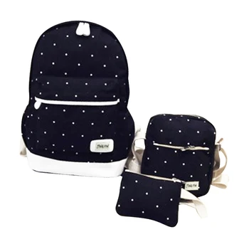 3pcs Set Women Canvas Backpack Big Student Book Bag with Purse Laptop Bag High Quality Ladies School
3pcs Set Women Canvas Backpack Big Student Book Bag with Purse Laptop Bag High Quality Ladies School