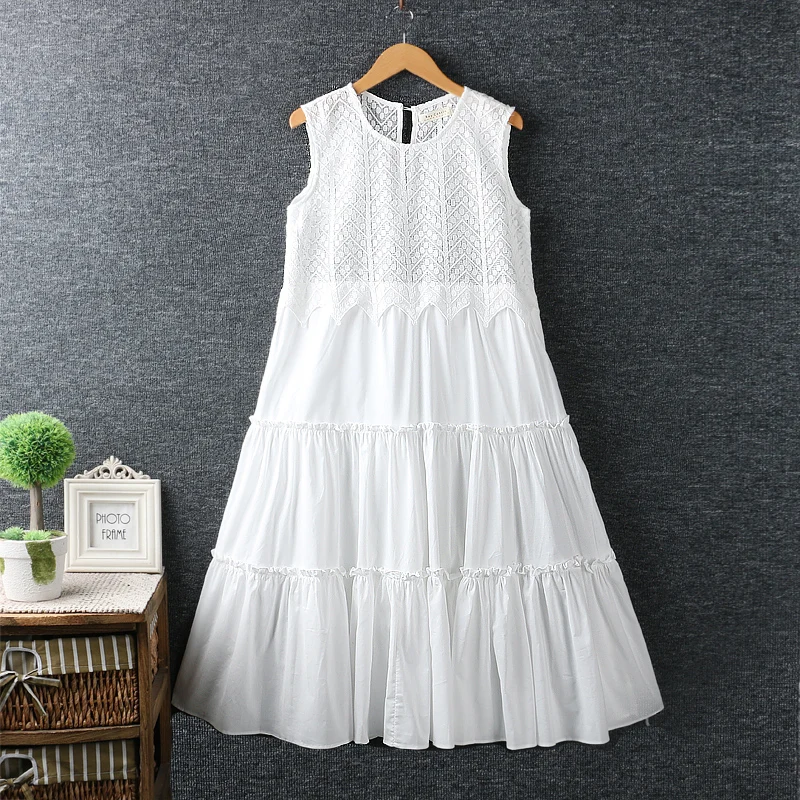 Hollow water soluble hook flower patchwork super fairy dress women summer full tank dress
Hollow water soluble hook flower patchwork super fairy dress women summer full tank dress