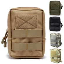 Cqc sistema tático molle bolsa médica 1000d utilitário edc ferramenta acessório pacote cintura caso do telefone airsoft caça bolsa(China)