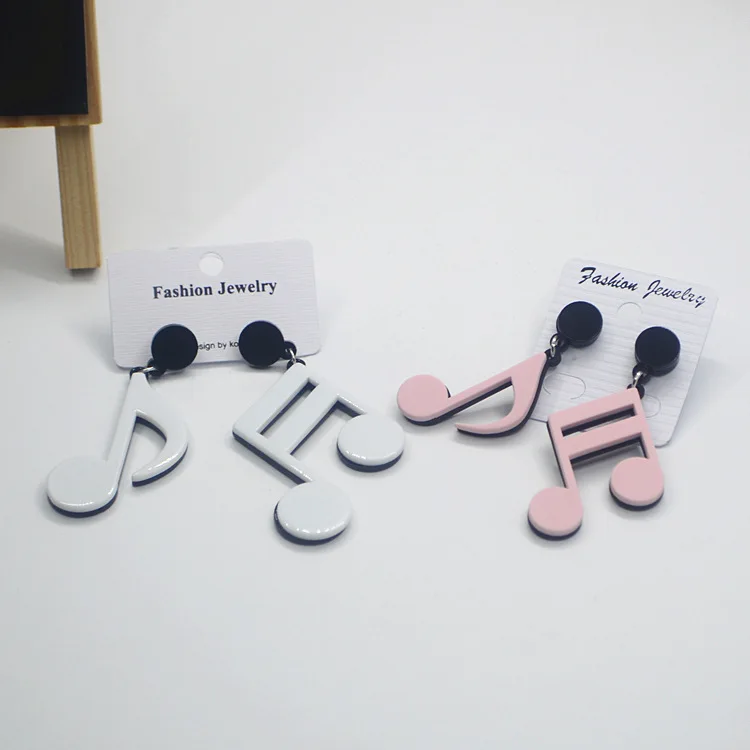 New Fashion Acrylic Musical Note drop earrings hip hop Asymmetric Personality Trendy Club Party earrings jewelry gift for woman
New Fashion Acrylic Musical Note drop earrings hip hop Asymmetric Personality Trendy Club Party earrings jewelry gift for woman