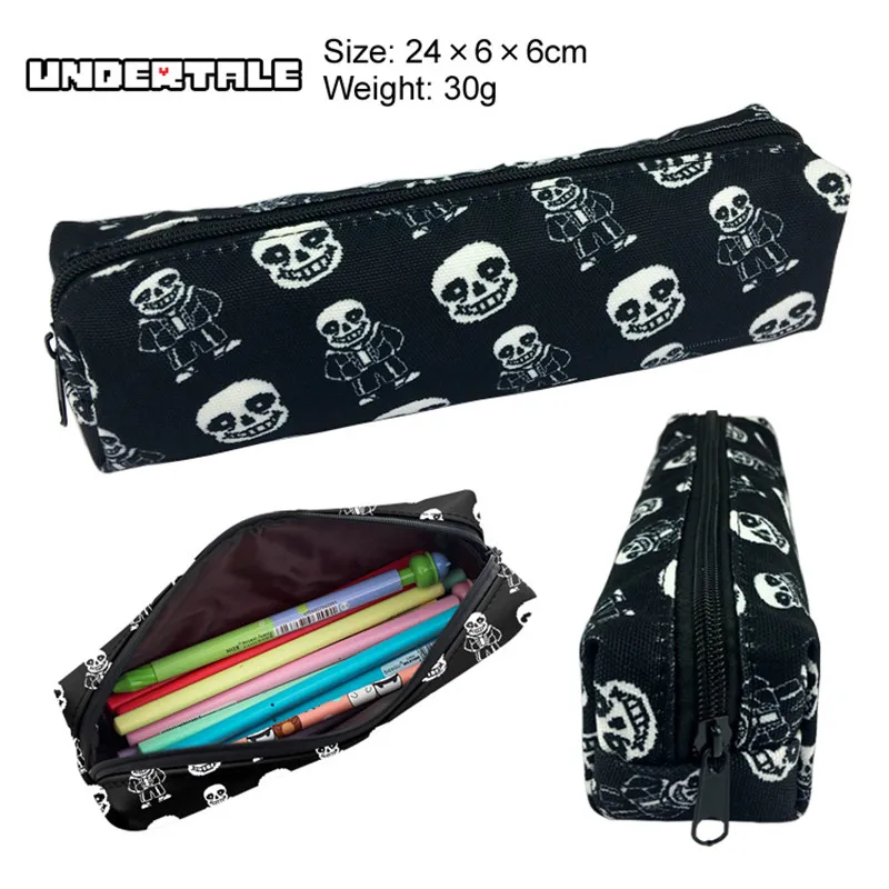 Undertale Sans Skull Canvas Pencil Bag Printing Pouch Zipper Case Student Gift Wallet
Undertale Sans Skull Canvas Pencil Bag Printing Pouch Zipper Case Student Gift Wallet
