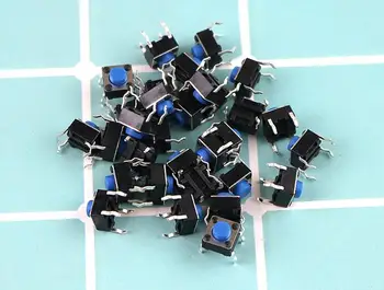 10PCS 6*6*5mm blue touch switch 4 foot micro button 6x6x5 miniature electromagnetic oven accessories panel key switch
10PCS 6*6*5mm blue touch switch 4 foot micro button 6x6x5 miniature electromagnetic oven accessories panel key switch