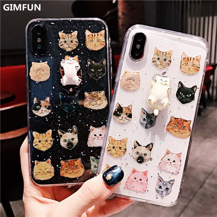 Gimfun Nice 3D Cartoon Cat Phone Case for Iphone 8 7 6s 6 Plus X Glitter Soft Silicone Animal Tpu Phone Case for Iphone X
Gimfun Nice 3D Cartoon Cat Phone Case for Iphone 8 7 6s 6 Plus X Glitter Soft Silicone Animal Tpu Phone Case for Iphone X