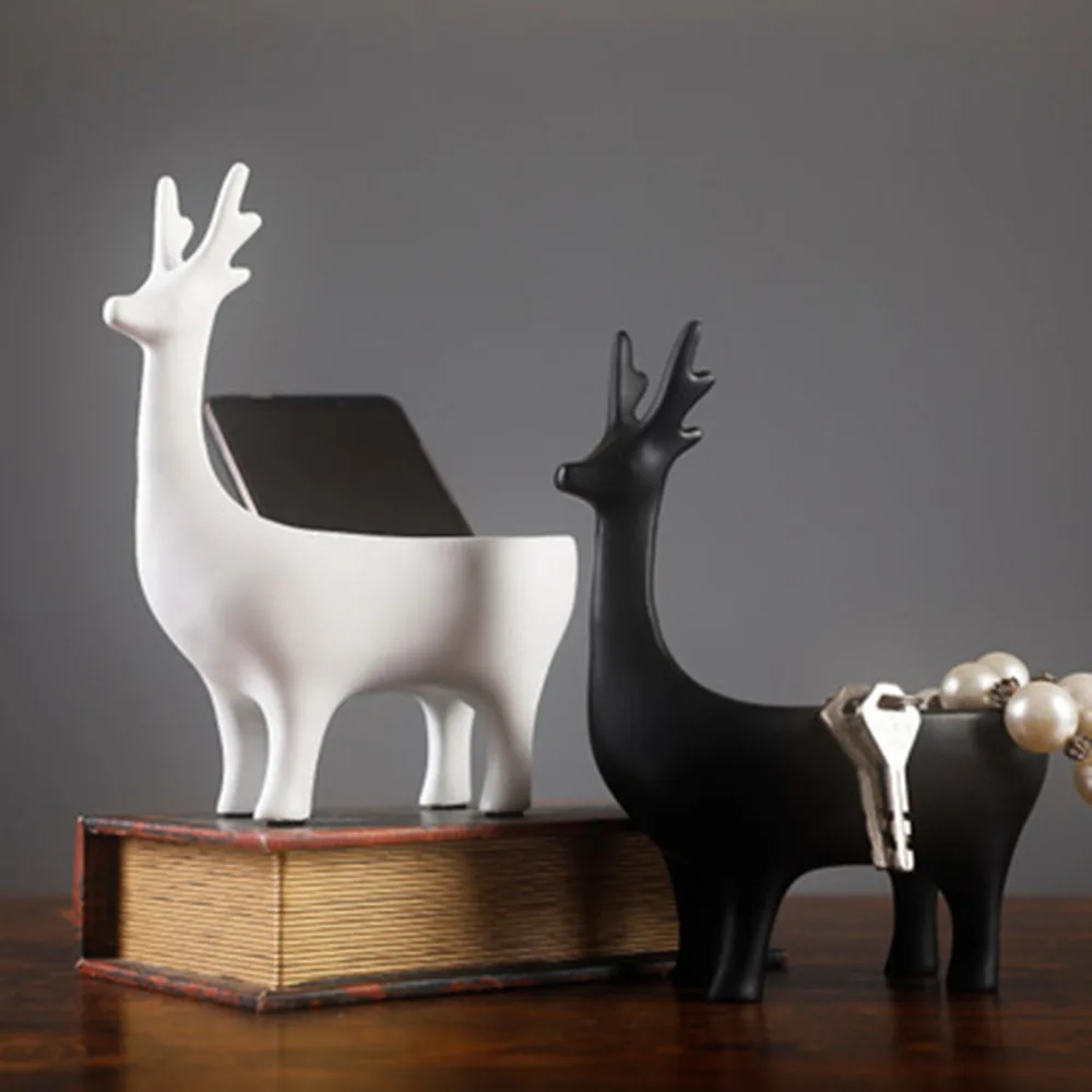 Creative Deer Desktop Home Storage Key Holder Home Decoration Gift Cute fawn shape mobile phone storage box
Creative Deer Desktop Home Storage Key Holder Home Decoration Gift Cute fawn shape mobile phone storage box