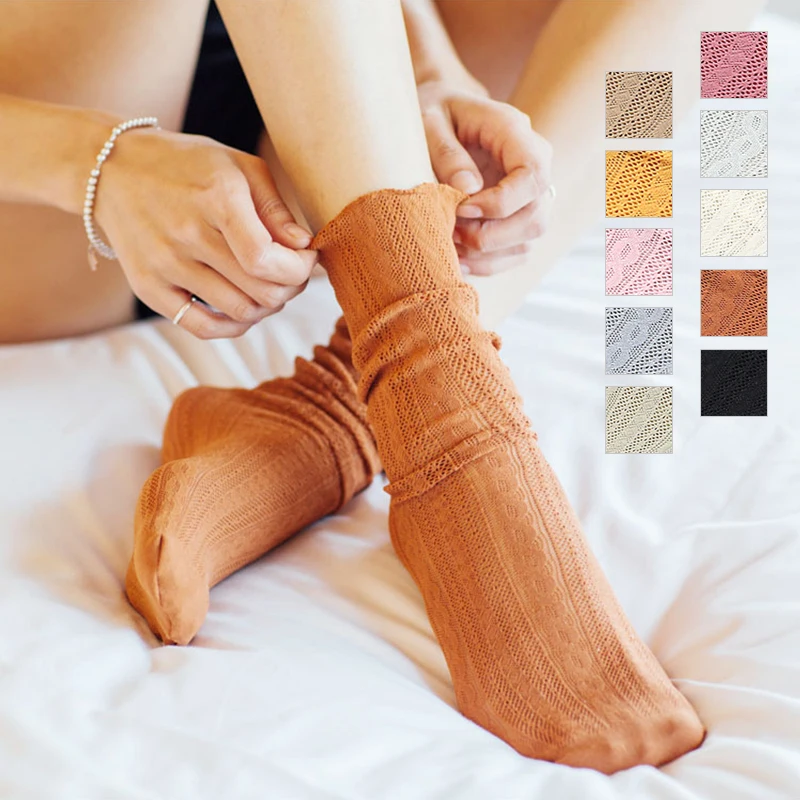 Soft 1Pair Free Size Comfortable Women Mesh Thin Socks 10 Colors Mesh Breathable Socks
Soft 1Pair Free Size Comfortable Women Mesh Thin Socks 10 Colors Mesh Breathable Socks