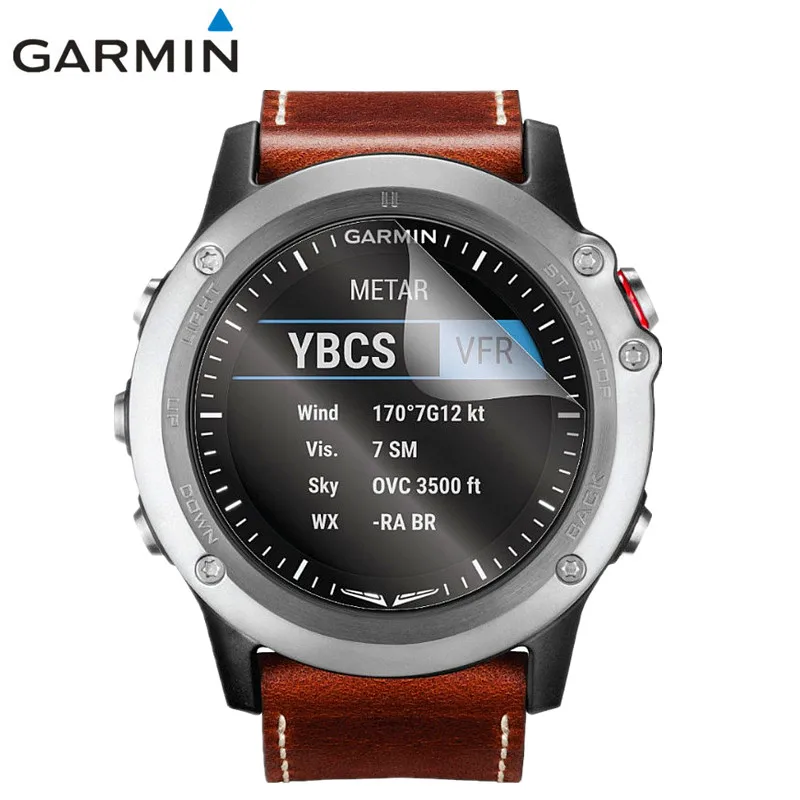 Защитная пленка для ЖК-экрана смарт-часов Garmin D2 Bravo GPS HD 3 шт. Электростатическая