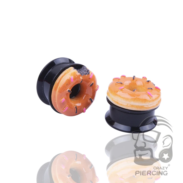 3D Doughnut On The Screw Ear Plug Top Acrylic Ear Plug Gauge Flesh Tunnel Body Piercing Jewelry
3D Doughnut On The Screw Ear Plug Top Acrylic Ear Plug Gauge Flesh Tunnel Body Piercing Jewelry