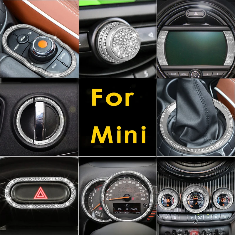 Diamond Style Star Ring Frame Cover Air conditioner Button Volume Knob Adjust Switch Cover Trim for bmw for mini cooper
Diamond Style Star Ring Frame Cover Air conditioner Button Volume Knob Adjust Switch Cover Trim for bmw for mini cooper