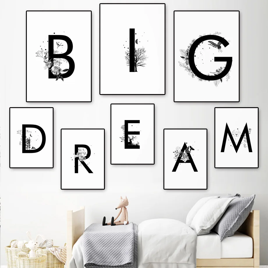 Flower Animal Landscape English Alphabet Wall Art Canvas Painting Nordic Posters And Prints Wall Pictures For Living Room Decor
Flower Animal Landscape English Alphabet Wall Art Canvas Painting Nordic Posters And Prints Wall Pictures For Living Room Decor