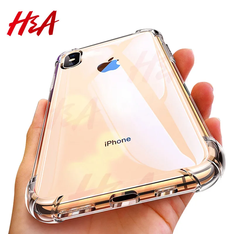 H&A Clear Silicon TPU Shockproof Case For 7 8 6 6s Plus 7Plus 8Plus X XS MAX XR Transparent Phone Case For iPhone 5 5s SE 6sPlus
H&A Clear Silicon TPU Shockproof Case For 7 8 6 6s Plus 7Plus 8Plus X XS MAX XR Transparent Phone Case For iPhone 5 5s SE 6sPlus