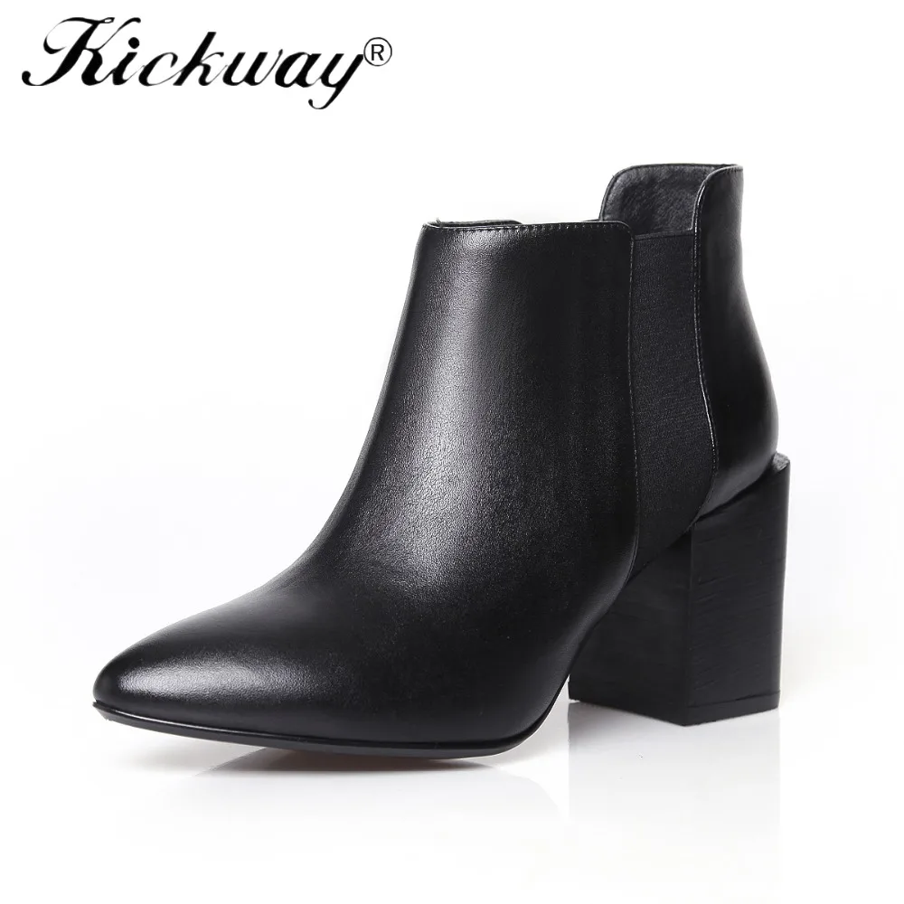 Kickway 2018 Women Ankle Boots Fashion Round Toe Western Style Spring/Autumn Square Heel Ladies Motorcycle Boots Large Size34-40
Kickway 2018 Women Ankle Boots Fashion Round Toe Western Style Spring/Autumn Square Heel Ladies Motorcycle Boots Large Size34-40