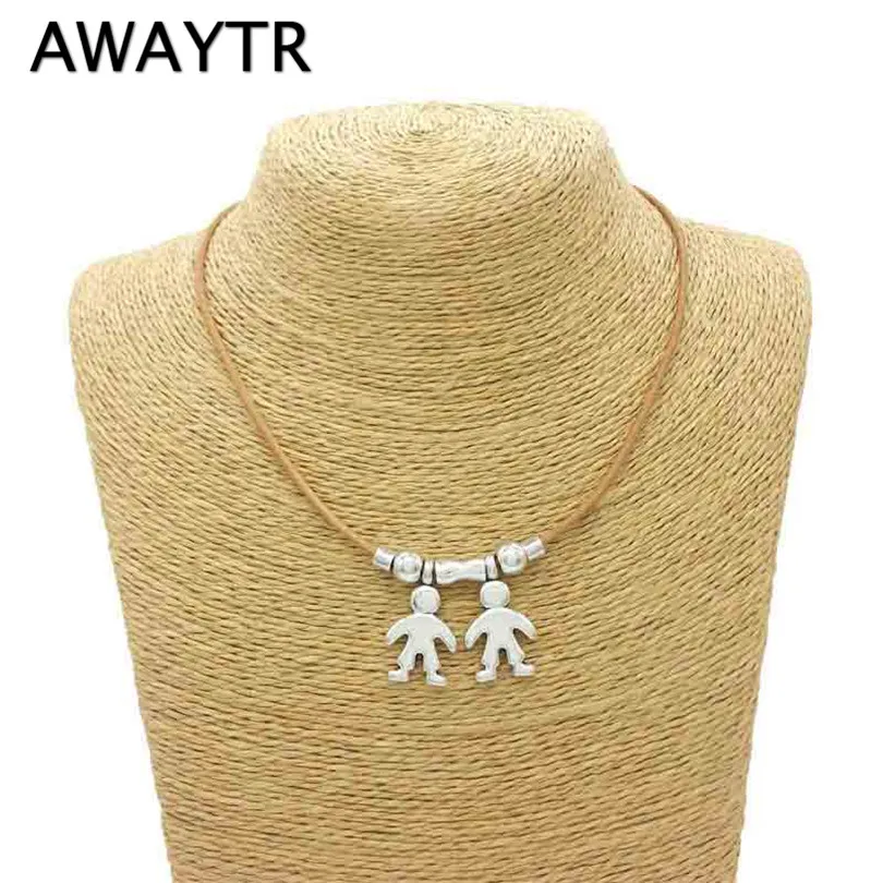 AWAYTR Classic Silver Image of Men and Women Necklaces & Pendants 2017 Cute Brown Rope Choker Trinket Gift for Couple/Man/Women
AWAYTR Classic Silver Image of Men and Women Necklaces & Pendants 2017 Cute Brown Rope Choker Trinket Gift for Couple/Man/Women