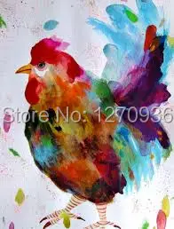 Beautiful abstract funny chicken oil painting on canvas abstract colors small animal chick oil painting for wall decoration
Beautiful abstract funny chicken oil painting on canvas abstract colors small animal chick oil painting for wall decoration