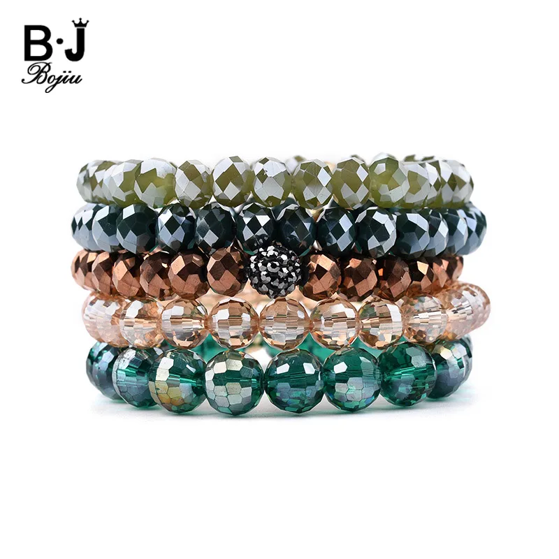 BOJIU 5 Pcs/Set Multilayer Adjustable Crystal Bead Bracelets For Women Vintage Bracelet Femme Christmas Valentine Gift BCSET192
BOJIU 5 Pcs/Set Multilayer Adjustable Crystal Bead Bracelets For Women Vintage Bracelet Femme Christmas Valentine Gift BCSET192