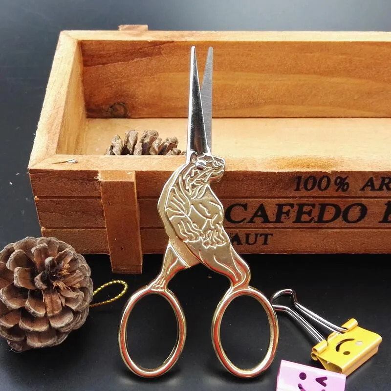 Gold Tiger cross Sewing Tailor embroidary fabric Trim Needlework Thrum Dressmake stitch Yarn shear Scissor Fancywork Thread Cut
Gold Tiger cross Sewing Tailor embroidary fabric Trim Needlework Thrum Dressmake stitch Yarn shear Scissor Fancywork Thread Cut